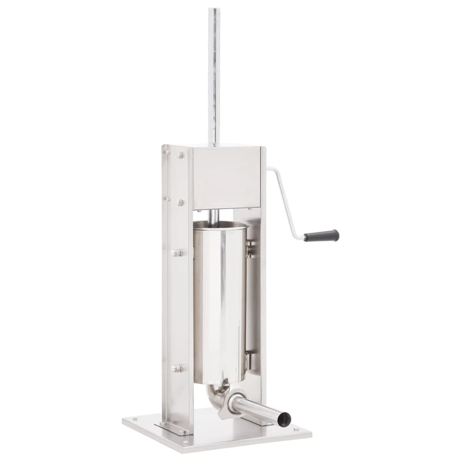 BaraSh Embutidora Manual de Acero Inoxidable Plateado 5 L Churreras Acero Inoxidable