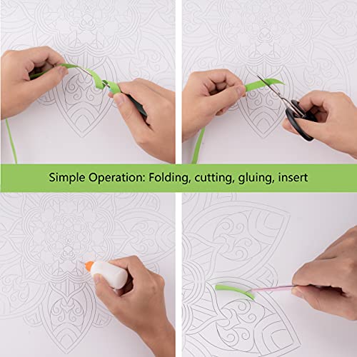 Uniquilling UNI-76 Quilling Kit, Paper Quilling Kits thumb #2