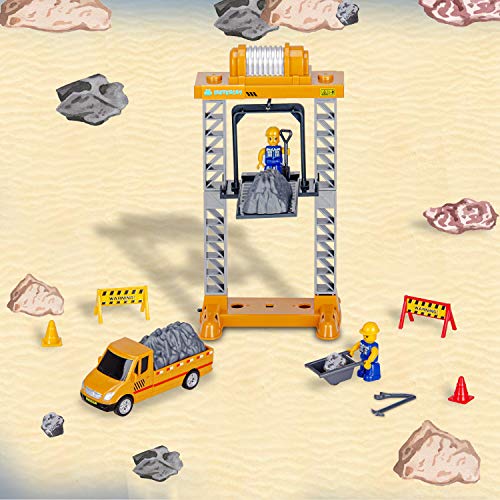 Clovercat Construction Toys For Kids - Toy Construction Vehicles Playset With Excavator, Tractor Truck, Backhoe, Crane, Dump Trucks - Great Birthday Gift For 3 4 5 Year Old Boys & Toddlers (Set 3) #TOP6