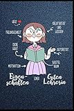  Eigenschaften einer guten Lehrerin Herz Freundlichkeit Dicke Haut Motivation Kreativität und Wissen Autorität Bastelkram: Lehrkraft Schule Studium ... Punktraster Notizbuch zum Reinschreiben