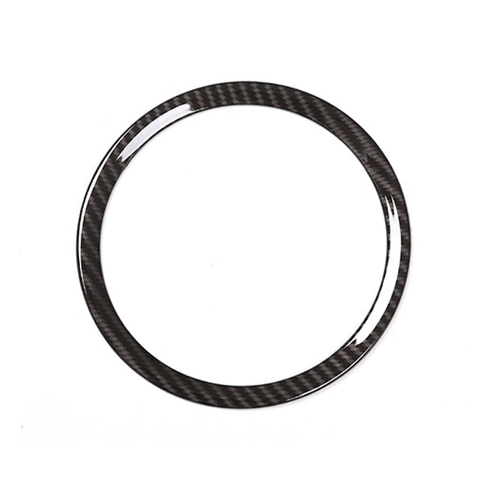 Auto Interior for Jaguar for XFL for F-PACE XE for XEL X761 X760 Steering Wheel Ring Decorative Sticker Accessories(Carbon Fiber)