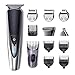 Hatteker hommes tondeuse à cheveux tondeuse à barbe kit de toilettage tondeuse à moustache tondeuse pour le corps tondeuse pour le nez oreille du visage sans fil cheveux étanche 5 en 1