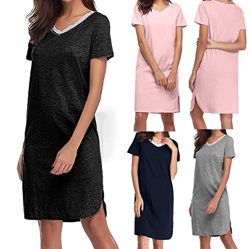 Startview Womens Cotton Short Sleeve Soft Kimono Robes Knit Bathrobe Loungewear Sleepwear