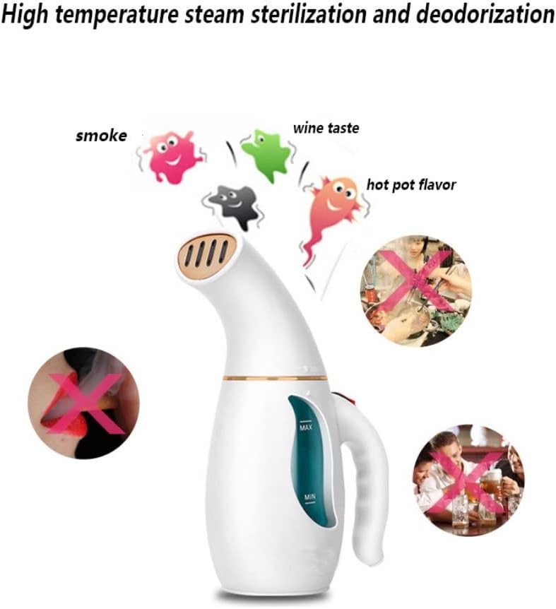 Plancha A Vapor para, Steam Nozzle, 215ML Hand-held Garment Steamer Household Mini Iron 850W (Color : Black)