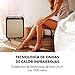 Klarstein HeatPal Marble Blackline radiador infrarrojo - Radiador portátil, Radiador Vertical, 1300...