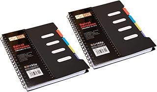 Tofficu 2pcs Portable Paper of Notepad New Coil Diary College Notebooks Ruled Memo Xxcm Record Tabs Journal Supplies Practical Book K Home Dividers Category School Student -subject Pads