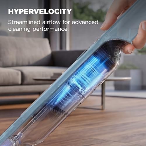 Image of Shark WV201BLBRN WANDVAC Cordless Hand Vac, Lightweight and Portable at 1.4 lbs. with Powerful Suction, Charging Dock, One-Touch Empty for Car & Home, Cove Blue