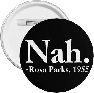 Nah. Rosa Parks, 1955 Button Pins Round Badge Pinback 5 Pcs Decorative Button Brooch Pin Button Badge