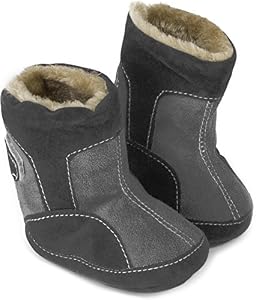 Unbekannt Unbekannt Baby-Booties mit Innenfell und Wildlederoptik Unbekannt Unbekannt Baby-Booties mit Innenfell und Wildlederoptik