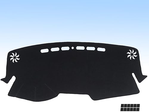 Miniatura 30 de AUQDD Tapete de cubierta de tablero apto para 2019 2020 2021 2022 2023 to-yota RAV4, tapete de franela gris, antirreflejo, antirreflejo, sin olor