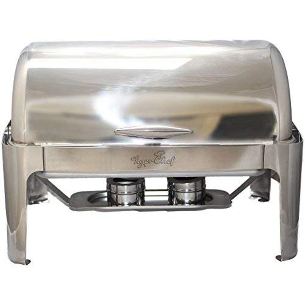 Buy TigerChef Chafing Dish Buffet Set Roll Top Chaffing Dishes