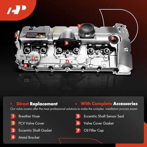 A-Premium APEVC0173 Upgraded Aluminum Engine Valve Cover Kit thumb #2