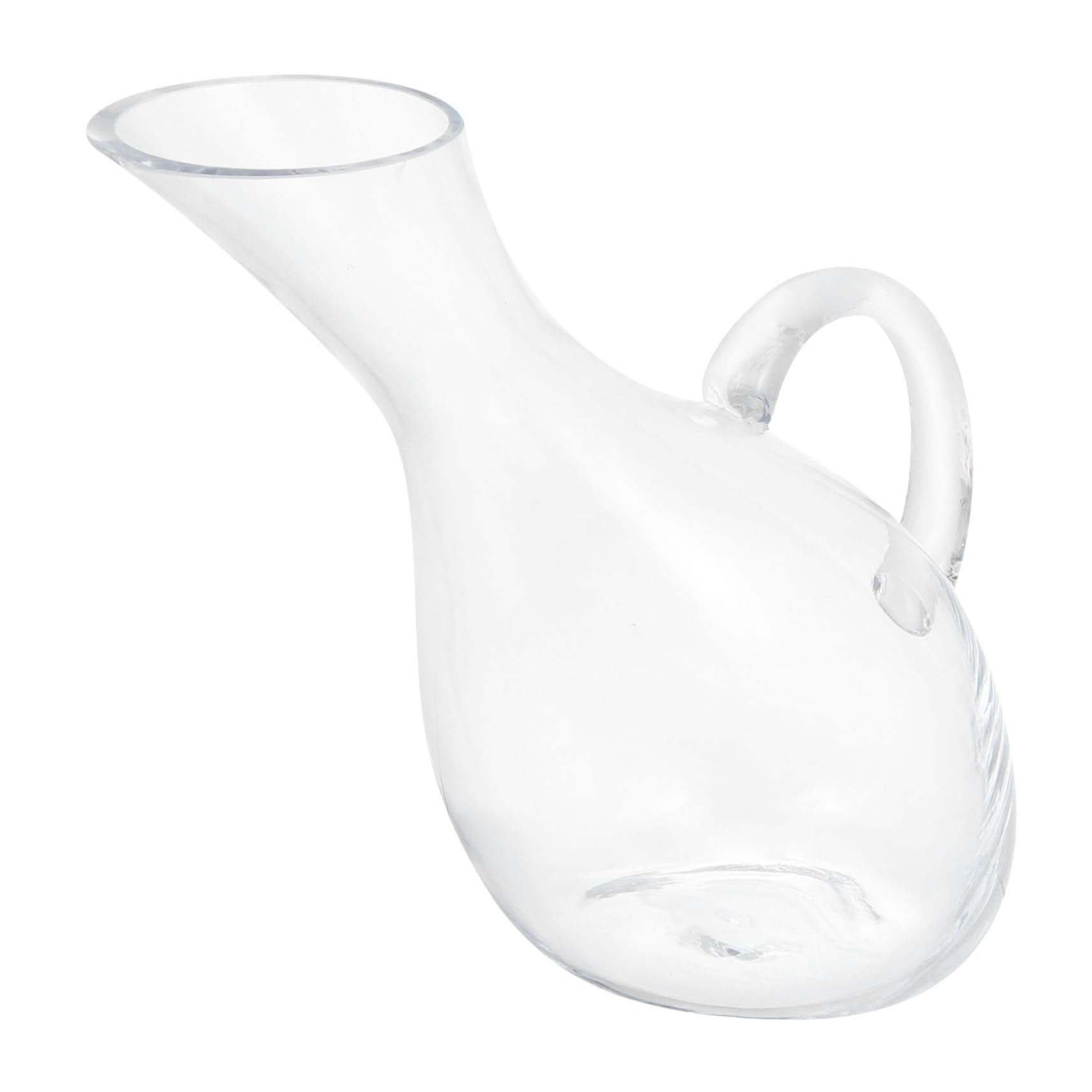 Hemobllo 1Pc Transparent Wine Decanter Household Beverage Storage Container with Elegant Design for Efficient Pouring and Aeration for Entertaining and Gifting