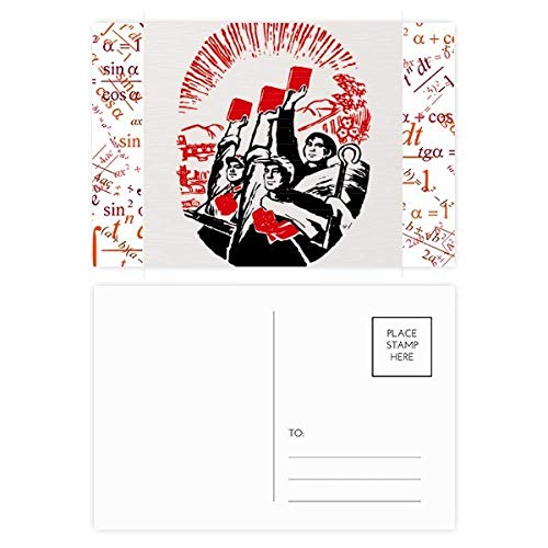 Cartes postales Merci style Chine rétro pour vos mots de gratitude