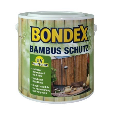 2,5 Liter Bondex Bambusschutz Bambus Schutz UV Protector Holzschutz