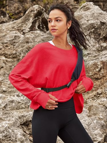 Image of Panadila Womens Open Back Workout Tops Long Sleeve Shirts