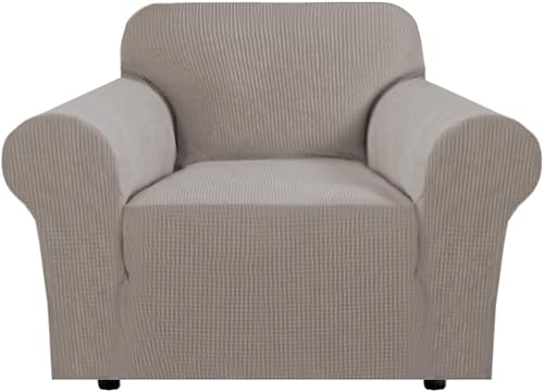 Miniatura 60 de H.VERSAILTEX Funda elástica para sillón, cubierta de sofá, protector de muebles, alto spandex, cuadros pequeños, jacquard tejido, fundas de sofá