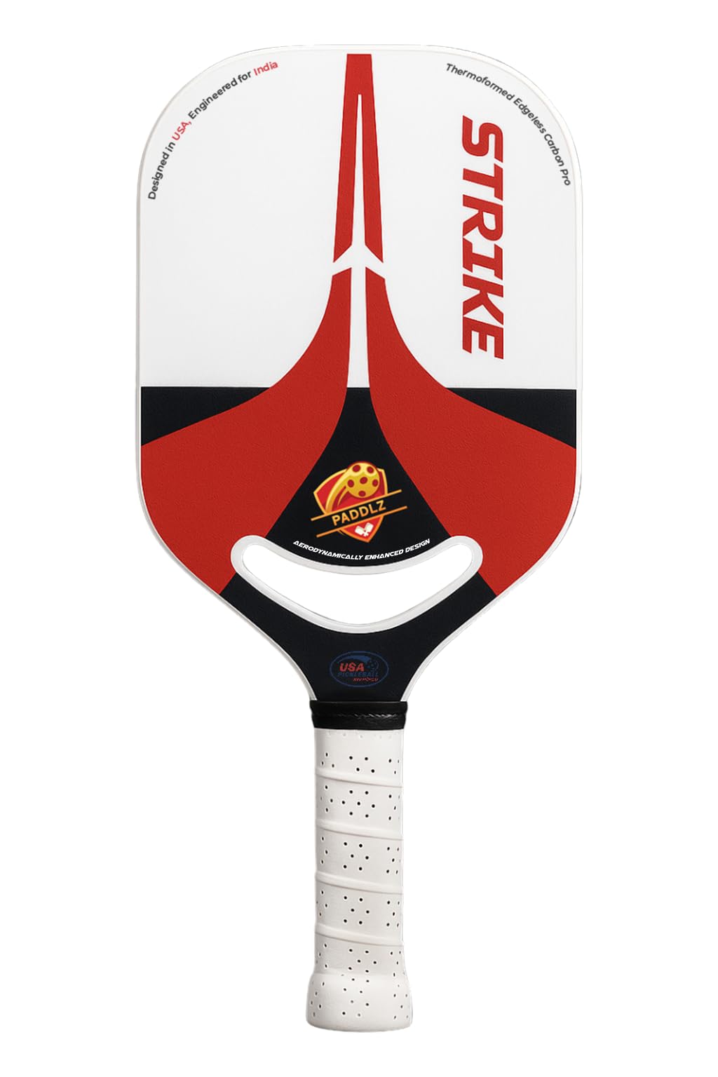 Strike Pickleball Paddle – Raw T700 Carbon Fiber | Thermoformed Pickleball Paddle | Engineered with Carbon Fiber | Control and Accuracy | Comfort Grip Racket | Pickle Ball Racket Cover (Included)-image-21