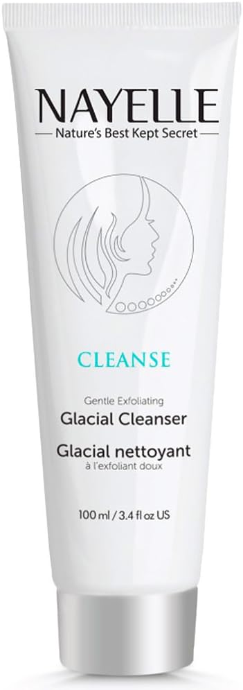NAYELLE 100% Natural Facial Cleanser with Oceanic Clay & Gentle Exfoliating Bamboo. Anti Aging & Anti Acne Face Wash for All Skin Types Sensitive, Oily or Dry Skin. Facial Cleanser for Women & Men.
