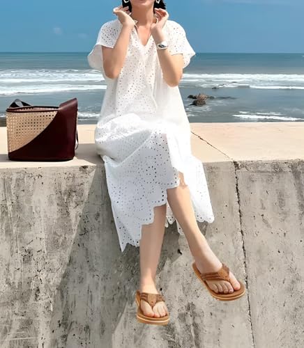 COFACE Women's Arch Support Flip Flops for Comfortable Walking and Yoga