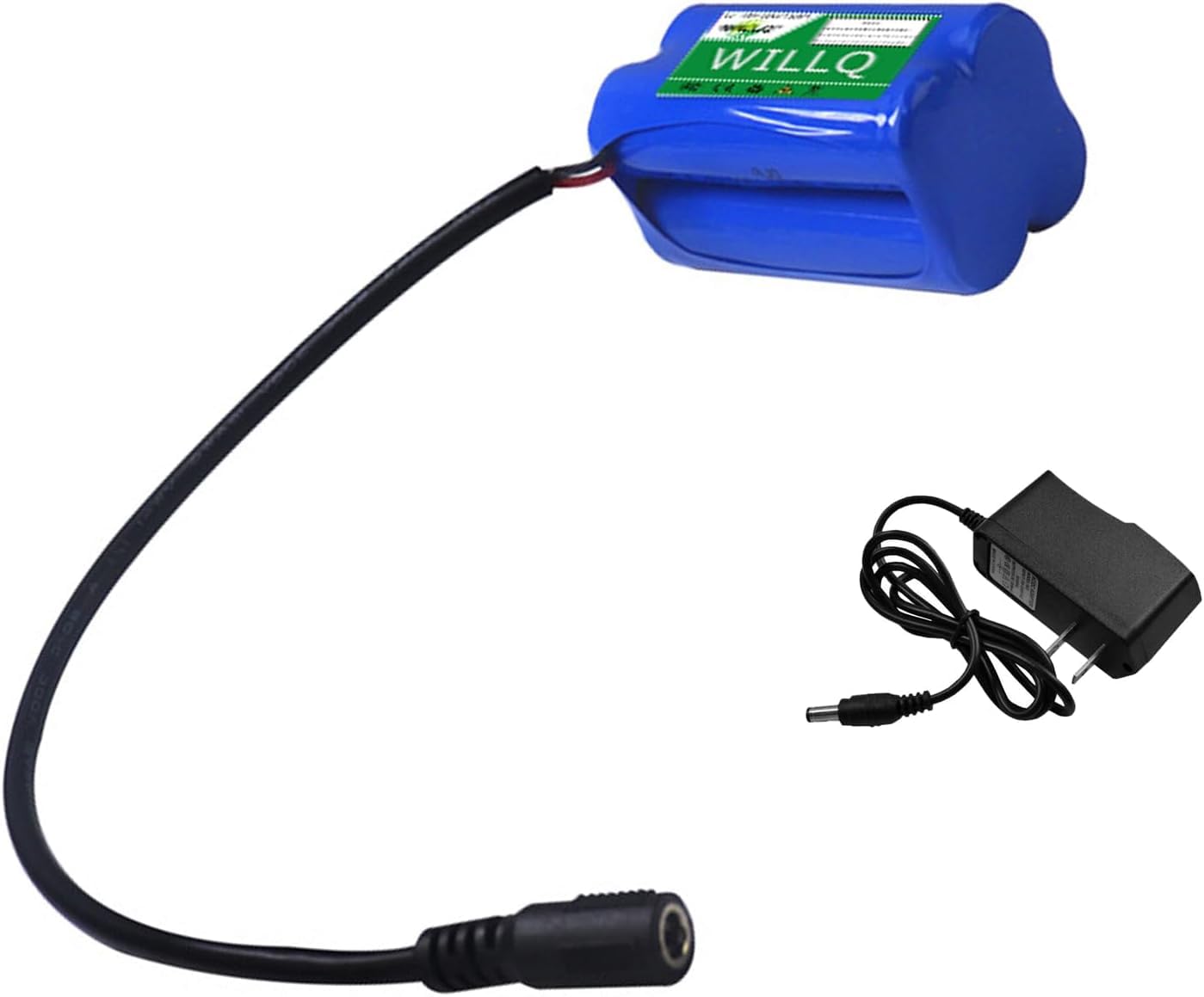 Batteria Ricaricabile agli Ioni di Litio da 3,7 V 12000 mAh con Spina CC per Dispositivi Elettrici. Pacco Batteria di Ricambio., 3.7v12000mah b with Charger