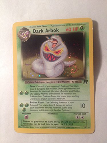 80% Off Discount Pokemon - Dark Arbok (2) - Team Rocket - Holo