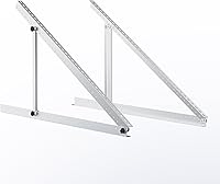 Vista 8 de Renogy Soportes de montaje en panel solar ajustables de 28 pulgadas, con patas de inclinación plegables en cualquier superficie plana para RV