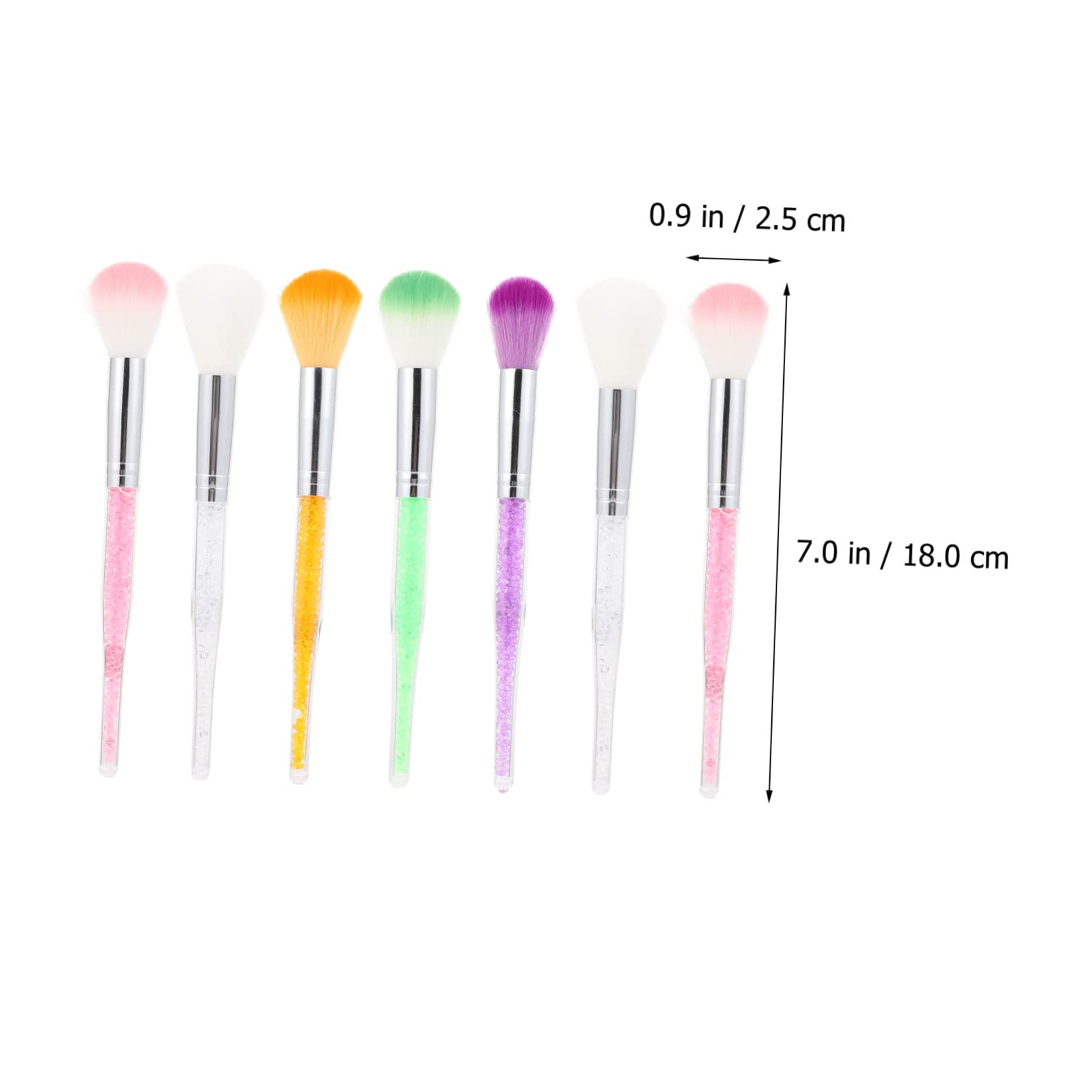 FRCOLOR 14 Piezas cepillo de limpieza de uñas pinceles para uñas pinceles uñas acrilicas cepillo para las uñas clavo limpiador de brochas de maquillaje cepillo uñas limpiador de uñas