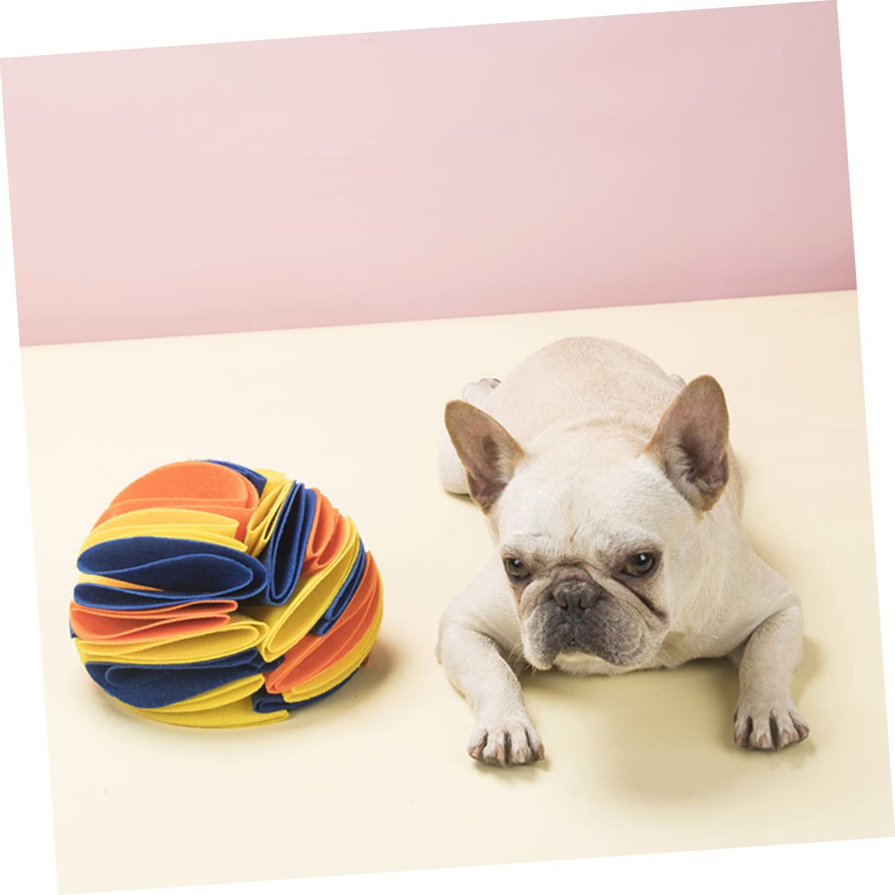 Housoutil 3piezas Pelota De Olfato para Perros Juguete Interactivo De Alimentación Material De Fieltro Estimula La Digestión y Previene El Aburrimiento para Casa y Jardín