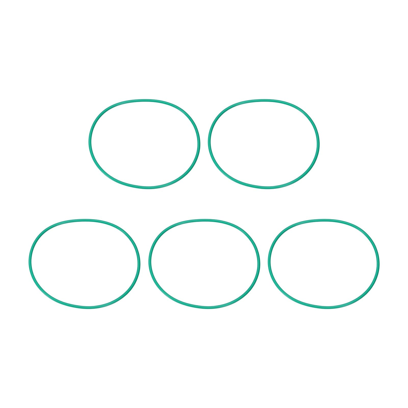 sourcing map 5 Pcs Fluorine Rubber O-Rings 93mm OD 88.2mm ID 2.4mm Width Round Sealing O Ring Seal Gasket for Industrial Engines Plumbing Faucet Hose Automotive