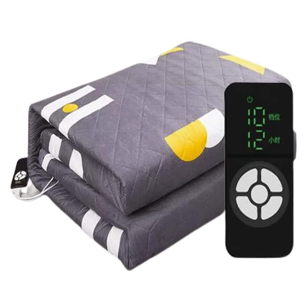 Manta eléctrica Manta eléctrica Ultra Suave y acogedora con Control Dual 10 Niveles de calefacción Manta térmica con Apagado automático de 12 Horas