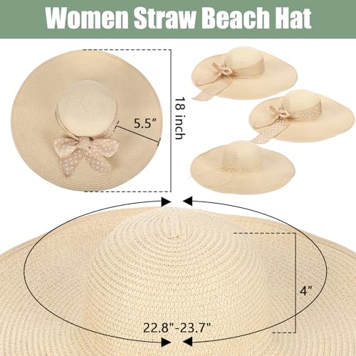 Set 5 Piezas Sombreros de Playa para Mujer miniatura 4
