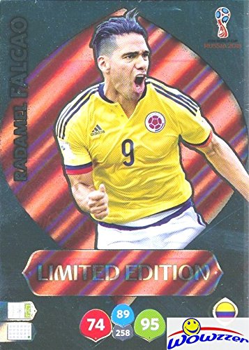 Radamel Falcao Colombia 2018 Panini Adrenalyn XL WORLD CUP RUSSIA EXCLUSIVE LIMITED EDITION Card! Awesome Special Great Looking Card Imported from Europe! Shipped in Ultra Pro Top Loader! WOWZZER!