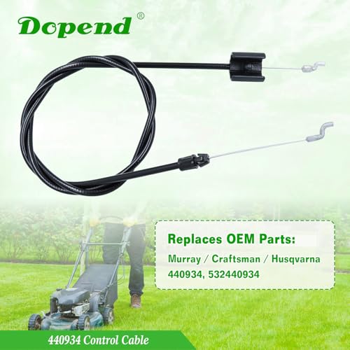 Dopend 532440934 440934 Control Cable for Murray Lawn Mower Parts, Husqvarna 6012p Parts, Craftsman, AYP, Poulan Walk Behind Lawn Mower, Replaces 440934 Zone Control Cable by Dopend - Image 3