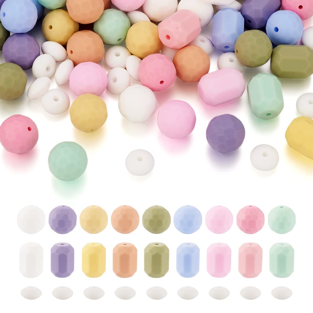 200 Perline Acriliche A Forma Di Stella 3D – 10mm Colorate Per Creazione Gioielli E Bracciali Fai Da Te