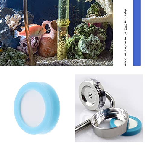 Image of The Lord of the Tools 2PCS 20mm Aquarium CO2 Diffuser Ceramic Disc Replacement CO2 Slice Carbon Dioxide Reactor Bubble Refine Slice Aquariums Accessories