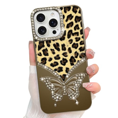 Coque iPhone 15 Pro souple et fine antichoc motif léopard gris femme