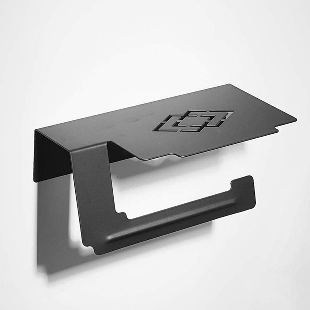 Vassoio carta carta supporto del tovagliolo di bagno di carta supporto del tovagliolo di punzonatura omaggio servizi igienici bagno in acciaio inox mobile di immagazzinaggio del telefono Rotolo