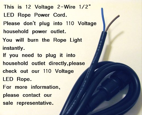 CBconcept® 12V-LR10FT-P Low Voltage 12V Pink 10 Feet 2-Wire 1/2