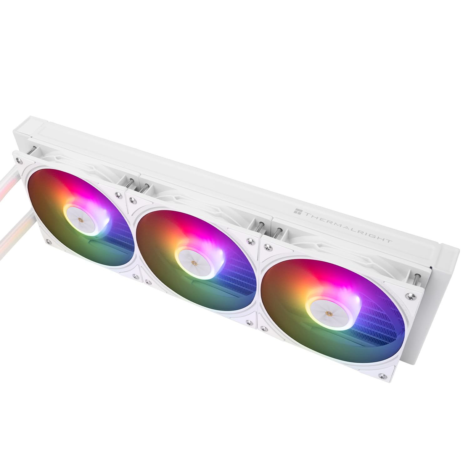 Thermalright FW360 SE ARGB Bianco CPU AIO Liquid Cooler per desktop - Ventole PWM 2000RPM, con schermo LCD da 2", per AM4/AM5 e Intel LGA115X/1200/1700/1851
