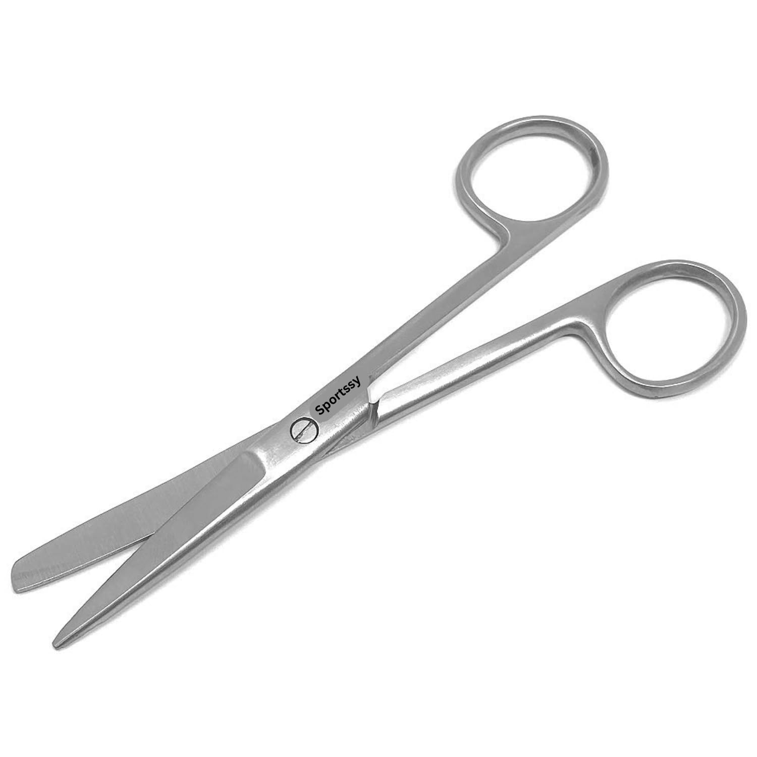 ADVANCE Stainless Steel Surgical and Grooming Scissors Precision Instruments for Medical, Clinical, and Home Use0 | Dressing Surgical Scissor Blunt/Sharp Straight 6 inch (152 mm)
