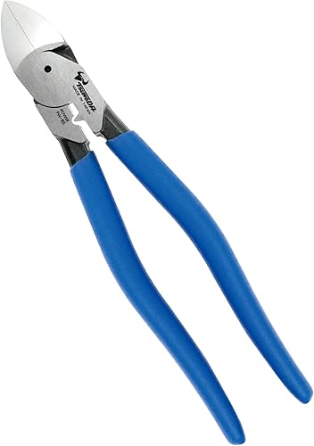 TSUNODA, Alicates de corte de alto apalancamiento de hoja fina PW-305, con crimpadora, 9 pulgadas