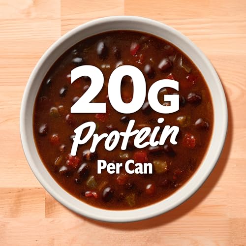 Image of Campbell's Protein Southwest Black Bean Soup, 16.3 Oz Can (Pack of 3)