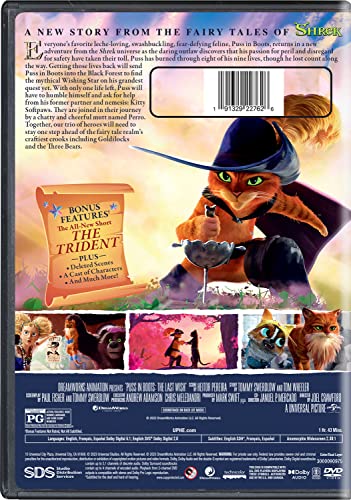 Puss in Boots: The Last Wish DVD para tardes de cine familiar en casa 4