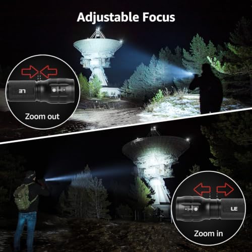 Lepro LED Flashlight 2 Pack