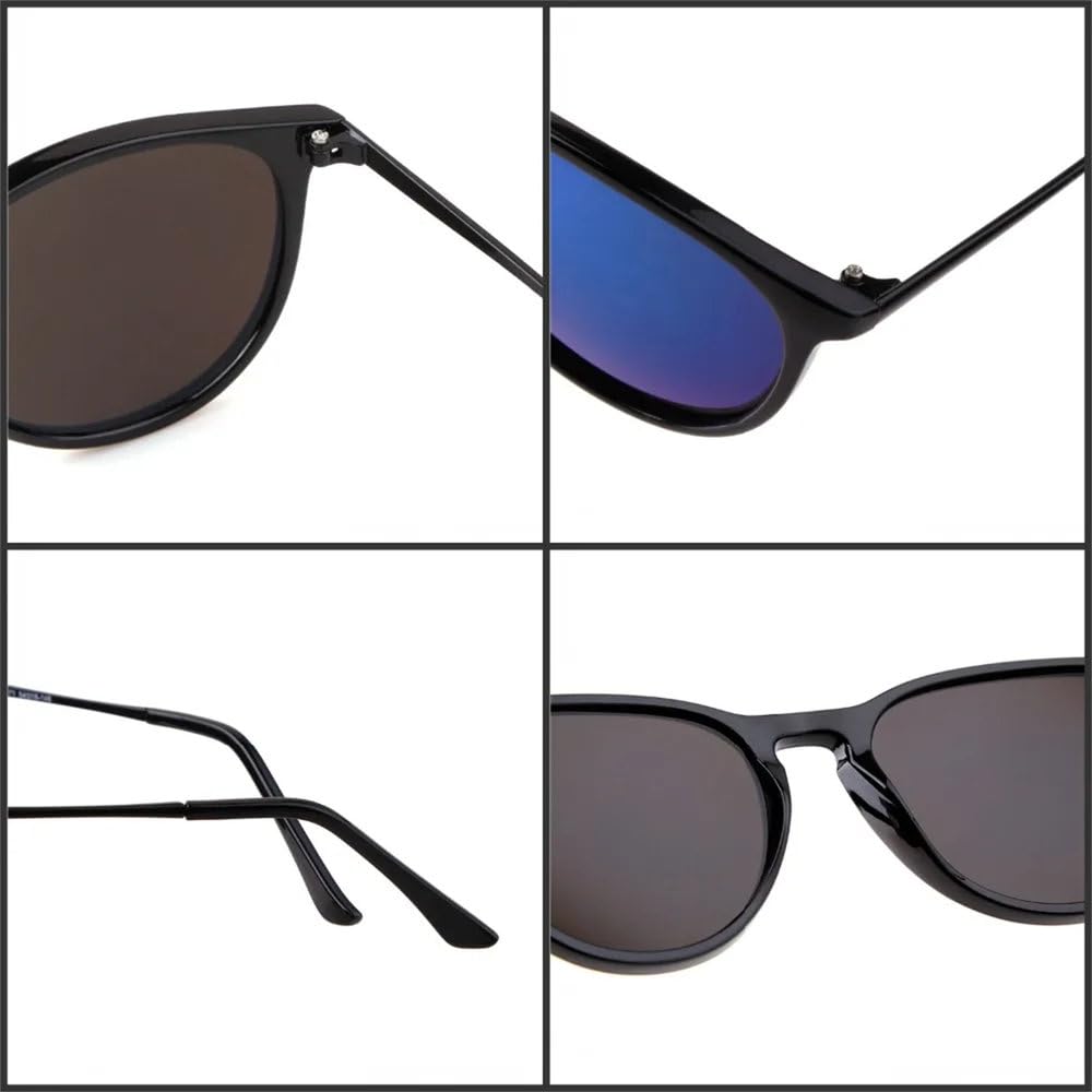 Occhiali da sole rotondi Uomo Donna Occhiali da sole vintage con montatura tartarugata Sunnies Occhiali da sole
