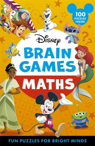 Disney Brain Games: Maths: Fun Puzzles For Bright Minds