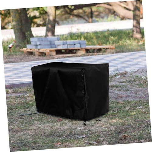 Cubierta de motor impermeable y resistente al sol en poliéster negro para tractor 8