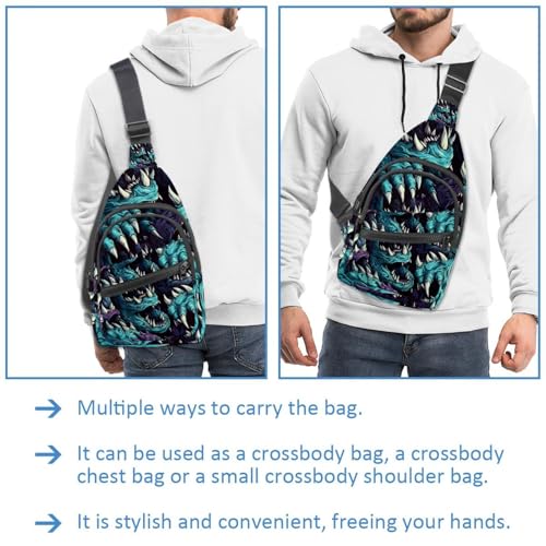 Mochila cruzada deportiva con correa regulable para correr libre 3
