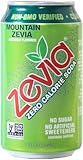Zevia Zero Calorie Soda, Mountain Zevia, 12 Fl Oz Cans (Pack of 24)